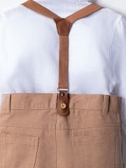 Bebek&Çocuk Salopet Takım Pantolon Gömlek Papyon