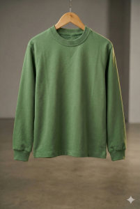 Erkek Çocuk %100 Pamuk Sweatshirt 7-8 Yaş - Yeşil