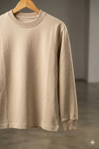 Erkek Çocuk %100 Pamuk Sweatshirt 7-8 Yaş - Krem
