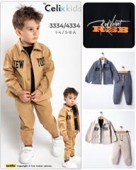 Erkek Çocuk Winter Newyork 3'lü Takım 3 Yaş - Krem