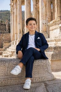 Erkek Çocuk Cotton Spor Takım Elbise Bayramlık/Düğün/Özel Gün 6 Yaş - Lacivert