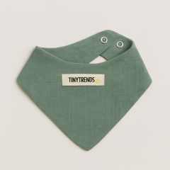 %100 Pamuk 3'lü Müslin Ayarlanabilir Çıtçıtlı Bebek Önlük Fular