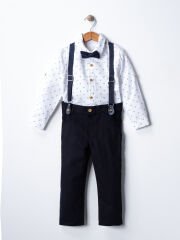 Washington Erkek Bebek&Çocuk Bayramlık Slopet Papyon Gömlek Pantolon Takım