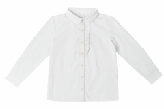 Kız Çocuk Uzun Kollu Pamuklu Comfort Gömlek Okul
