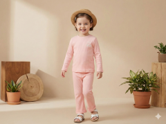 Kız Bebek&Çocuk Kiraz Nakışlı 2'li Takım 6-9 Ay - Pembe