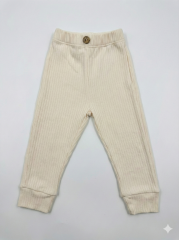Unisex  %100 Pamuk Bebek&Çocuk Tayt 12-18 Ay - Krem