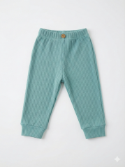 Unisex  %100 Pamuk Bebek&Çocuk Tayt 6-9 Ay - mint