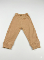 Unisex  %100 Pamuk Bebek&Çocuk Tayt 6-9 Ay - Kahverengi