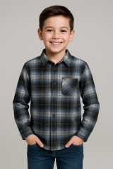 Erkek Çocuk Oduncu Gömlek