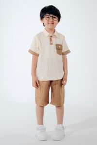 Erkek Bebek Çocuk Cool %100 Pamuklu Alt Üst 2'li Takım