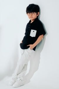 Erkek Çocuk 2'li Takım Jogger Pantolon Müslin Üst Set