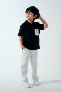 Erkek Çocuk 2'li Takım Jogger Pantolon Müslin Üst Set